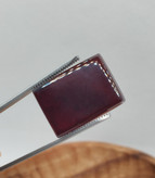 نگین عقیق اصل خراسان ، با رنگ طبیعی مشکی گیلاسی ،کد N126