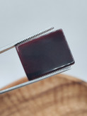 نگین عقیق اصل خراسان با رنگ طبیعی مشکی گیلاسی، کدN182