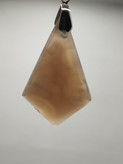 گردن آویز سنگ عقیق به همراه زنجیر استیل ، کدGA05۶
