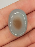 نگین عقیق سبز کاهویی معدنی بدون هیچ گونه بهسازی کدN275
