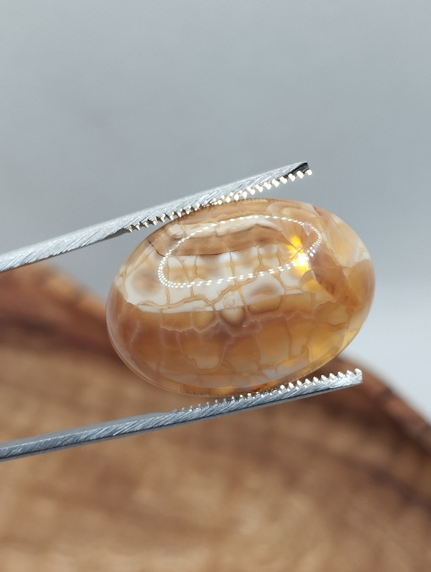 نگین عقیق دراگون اصل طرح خاص کدN036