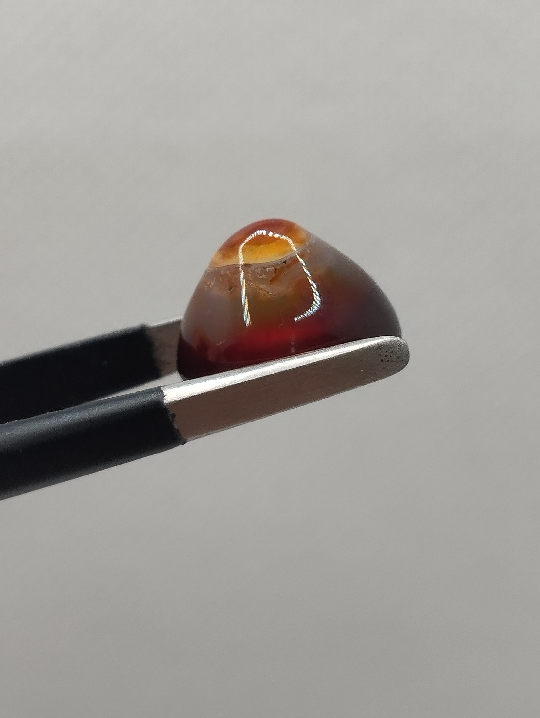 نگین عقیق باباقوری یمنی آبدار ، کد N440